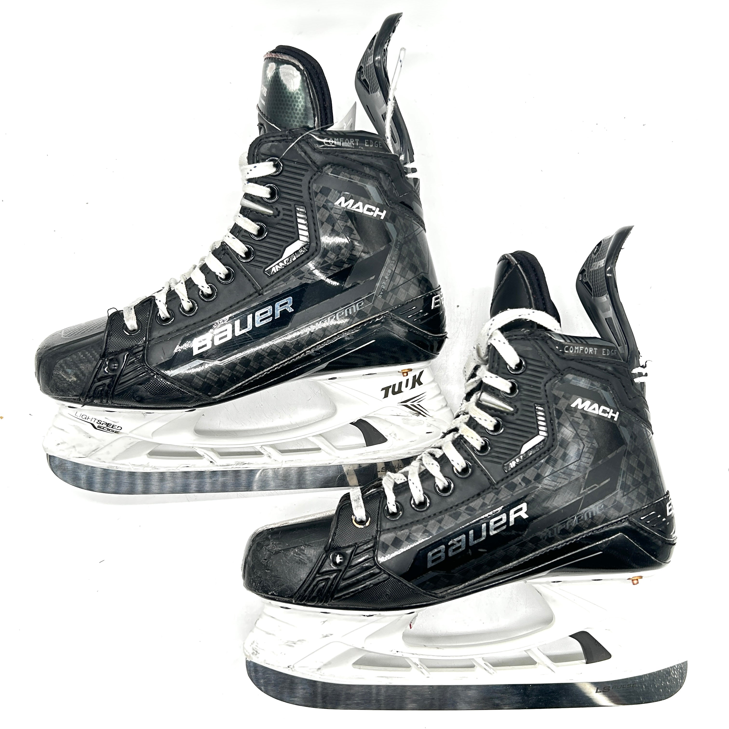Bauer Supreme Mach - Patins NHL Pro Stock d'occasion - Seth Jarvis - Taille L : 7,25D/R : 7,5D #3